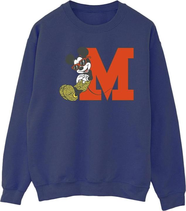 Actual product image Disney Womens/Ladies Mickey Mouse Leopard Trousers Sweatshirt (XL)