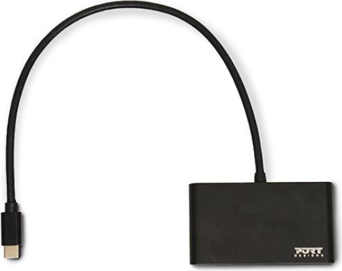 Immagine prodotto Port Designs Hub USB-C (USB-C, 3 Porti)