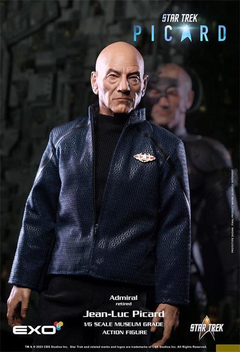 Actual product image Exo-6 Star Trek: Picard Action Figure 1/6 Jean-Luc Picard 28 cm