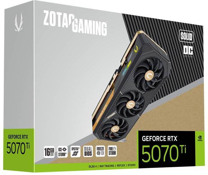 Produktbild Zotac GeForce RTX 5070 Ti Solid OC (16 GB)