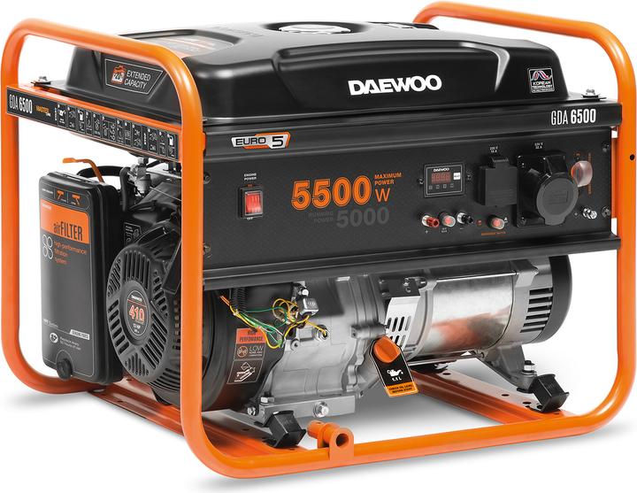 Daewoo Power Products Benzin Stromerzeuger (5000 W, 30 l)