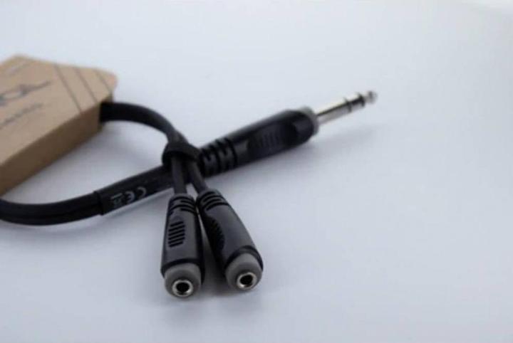Produktbild Cordial 14886 Klinke Audio Y-Adapter (1x Klinkenstecker 6.3 mm (stereo) - 2x Kli (0.30 m)