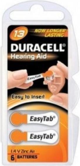 Actual product image Duracell Hearing aid battery Activair 13 (6 pcs., ZA13 GP, 290 mAh)