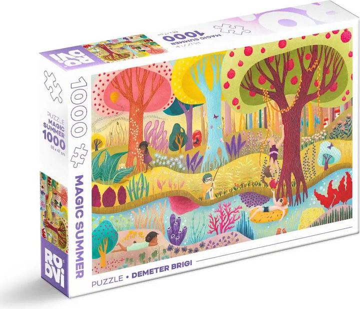 Immagine prodotto Roovi Puzzle 1000 pezzi Foresta magica, Estate (1000 pezzi)