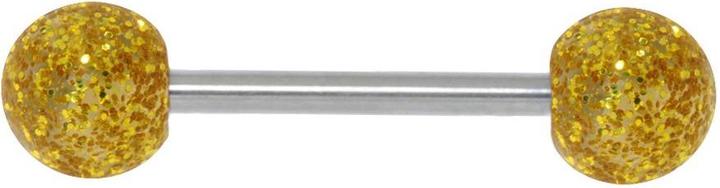 Bijouteria Zungenpiercing (Acrylglas, Chirurgenstahl 316L)