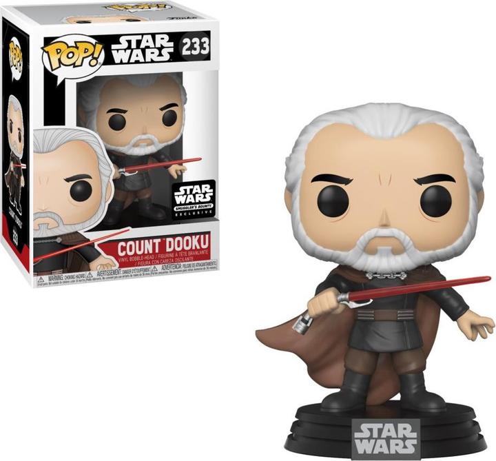 Actual product image Funko POP! Star Wars Episode III – Revenge of the Sith Count Dooku Exclusive Smuggler's Bounty