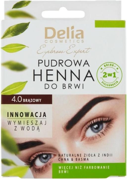 Immagine prodotto Delia Cosmetics Delia - Henné per sopracciglia in polvere 4.0 Bronze 4g (4,0 Marrone)