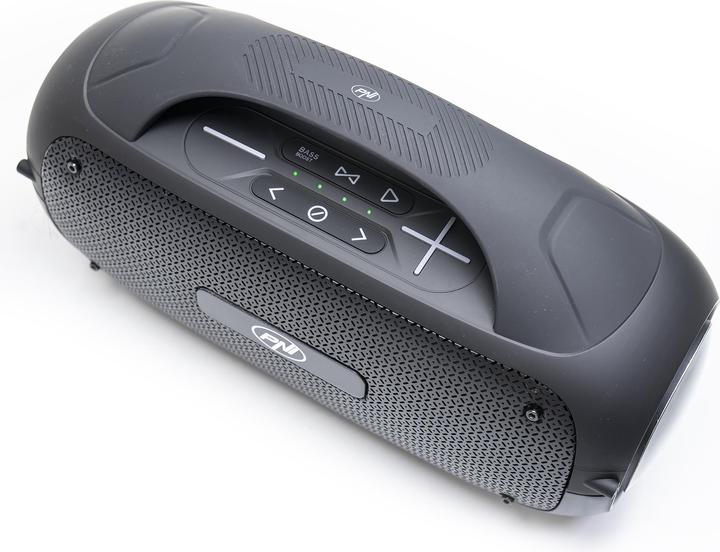 Produktbild PNI Tragbarer Lautsprecher FunBox BT600, mit Bluetooth, 65 W, MP3-Player, Kartenleser, USB, kabellos (4 h, Akkubetrieb)