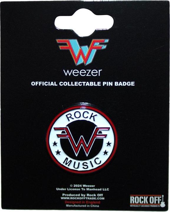 Immagine prodotto Weezer Rock Music Emblem Distintivo