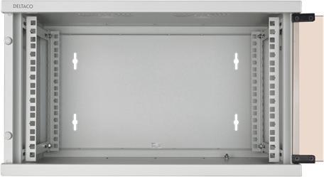 Actual product image Deltaco rack cabinet 6U Wall mounted rack White (6 RU, 19 inch rack)