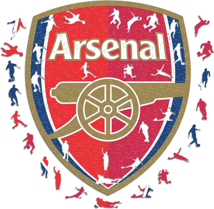 Iconic Arsenal FC - Logo - Wooden Puzzle Size M (270 pieces) (270 pieces)