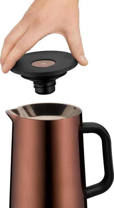 Produktbild WMF Thermoskanne Isolierkanne 1,0l Impulse Tee Kaffee Trinkflasche Edelstahl (1 l)
