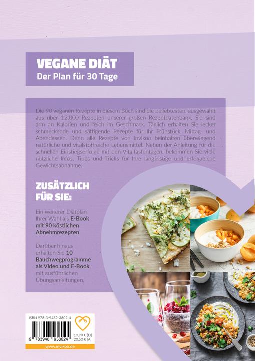 Image du produit Vegane Diät - Ernährungsplan zum Abnehmen für 30 Tage (Allemand, Peter Kmiecik, 2021)