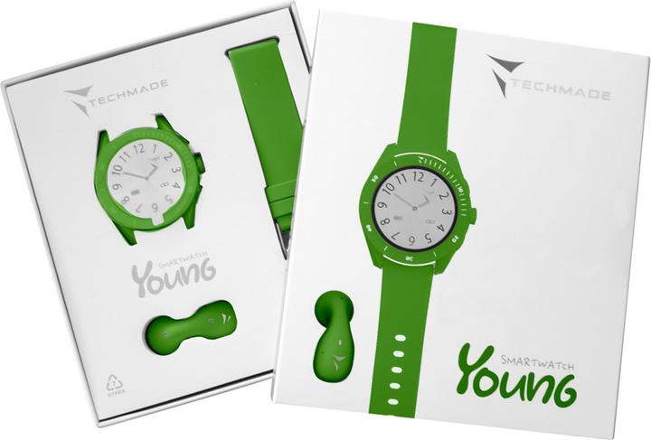 Immagine prodotto Techmade Smart Watch Young Verde Scuro (45 mm)