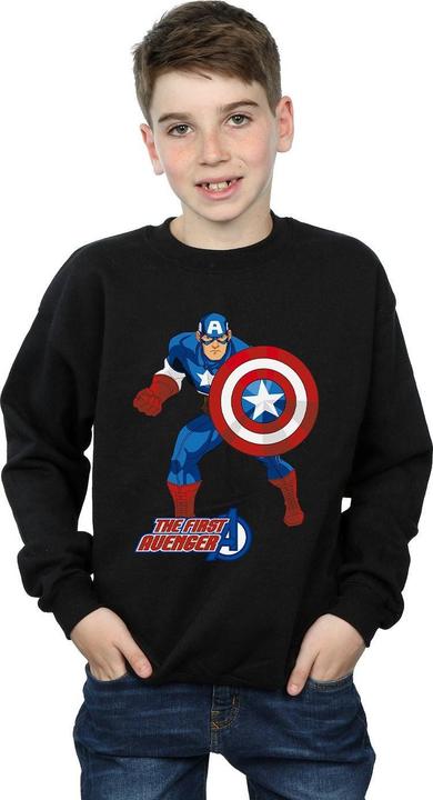 Image du produit - Sweat CAPTAIN AMERICA THE FIRST AVENGER - Garçon (152, 158)
