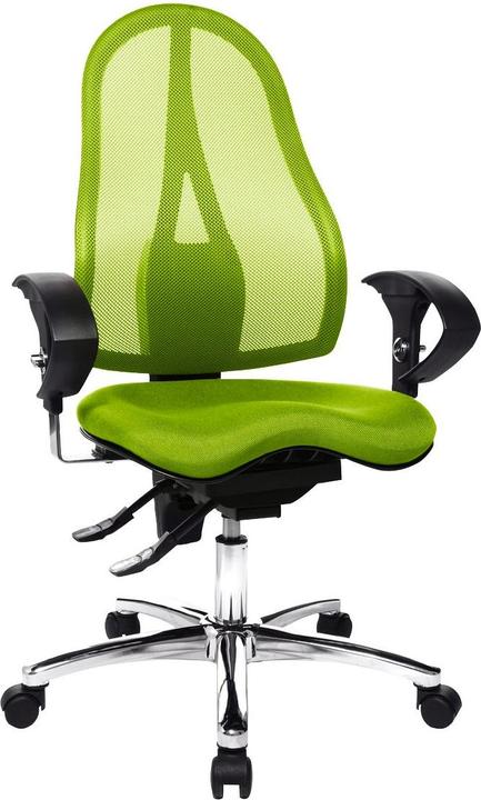 Actual product image Topstar Office chair SITNESS 15, permanent contact, with armrests, mesh back, fitness ortho seat