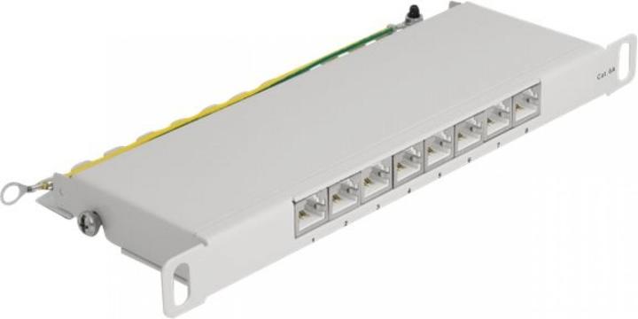 Immagine prodotto Delock 25,40 cm (10") Pannello patch 8 porte Cat.6A 0,5 U grigio