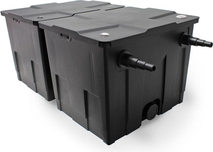 Actual product image Wiltec Set: Pond Filter 60000l SuperEco 80W Pump 24W UVC Clarifier Fountain Pump Skimmer