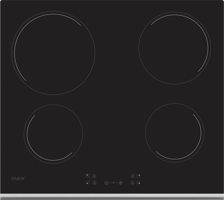 Actual product image Candy CH64XB Black Built-in Ceramic 4 Cooker(s)