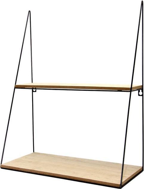 Actual product image MICA Living Wall decoration - Shelf - Trapezoid - approx. 40 x 50 x 18 cm