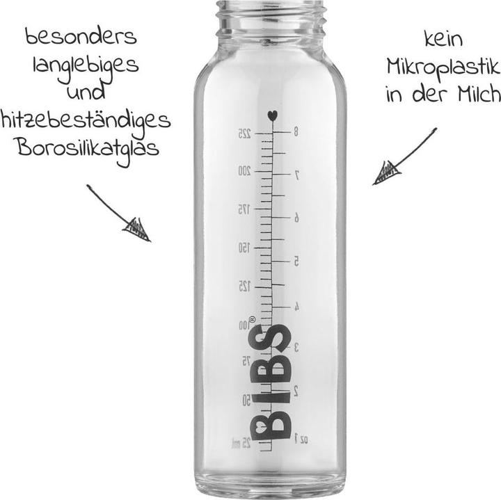 Actual product image Bibs Baby glass bottle, Ivory 225ml (225 ml)