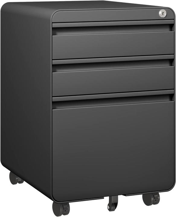 Produktbild Dripex Stahl Rollcontainer mit 2 Schubladen und Hängeregistratur (40 x 45 x 60 cm)