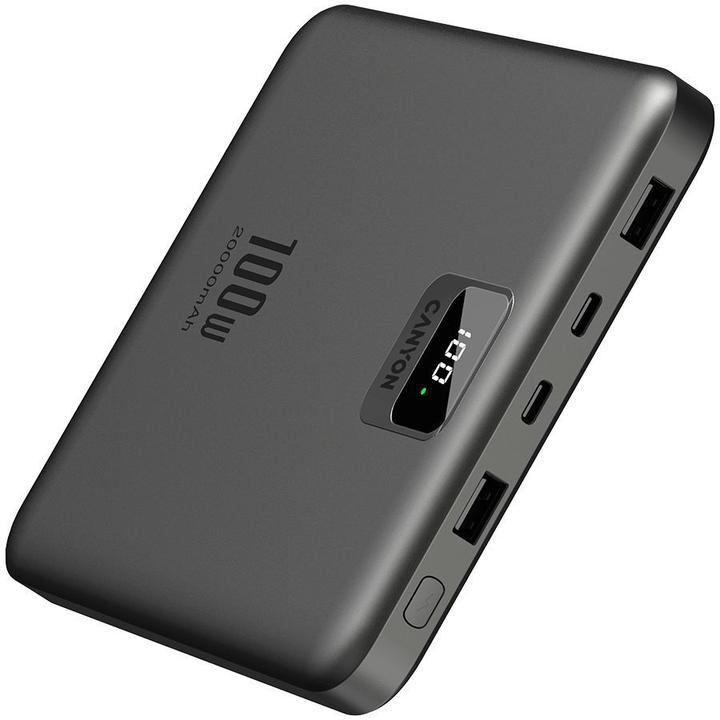 Immagine prodotto Canyon Powerbank PB-2008 LED 20000 mAh PD100W QC3.0 (CNE-CPB2008DG) (20000 mAh)