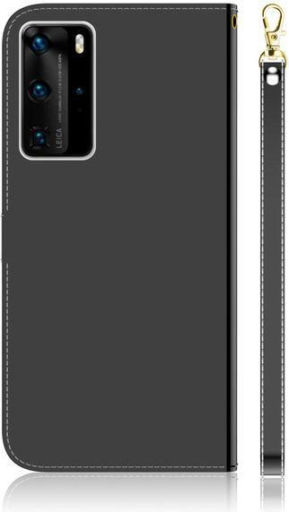 Actual product image MU Style Mirror Surface Bookcover Series (Huawei P40 Pro+)