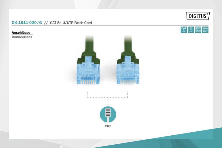 Immagine prodotto Digitus Cavo patch U/UTP CAT 5e (U/UTP, CAT5e, 2 m)