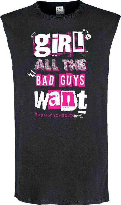Produktbild Amplified Girl All The Bad Guys Want TShirt Ärmellos (XL)