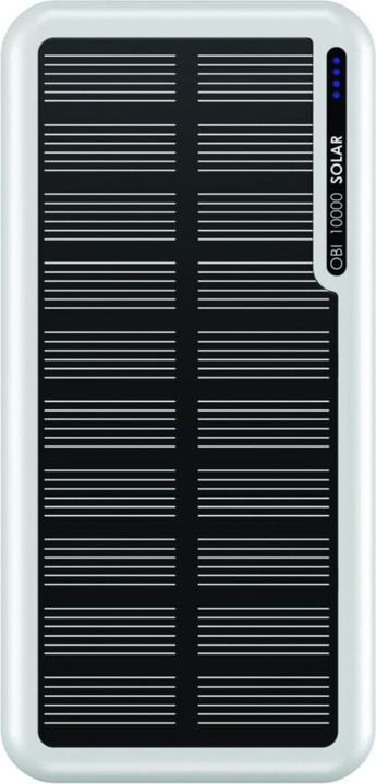 Produktbild Boompods Obi 10,000mAh Solar Powerbank - White (10000 mAh)