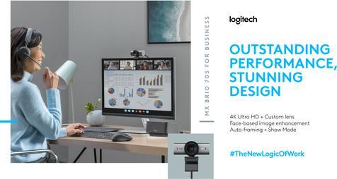 Immagine prodotto Logitech MX Brio 705 per le aziende (8.50 Mpx)
