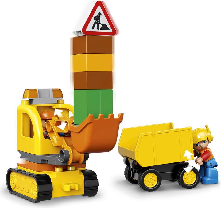 Actual product image LEGO excavator truck (10812)