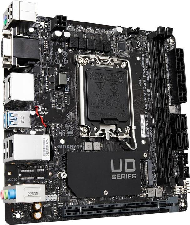 Produktbild Gigabyte H610I (LGA 1700, Intel H610 Express, Mini-ITX)