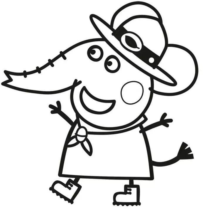 Actual product image Peppa: My great colouring block