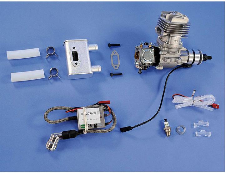 Produktbild DLE Engine dle 20 ra benzin motor mit heckauslass "original"