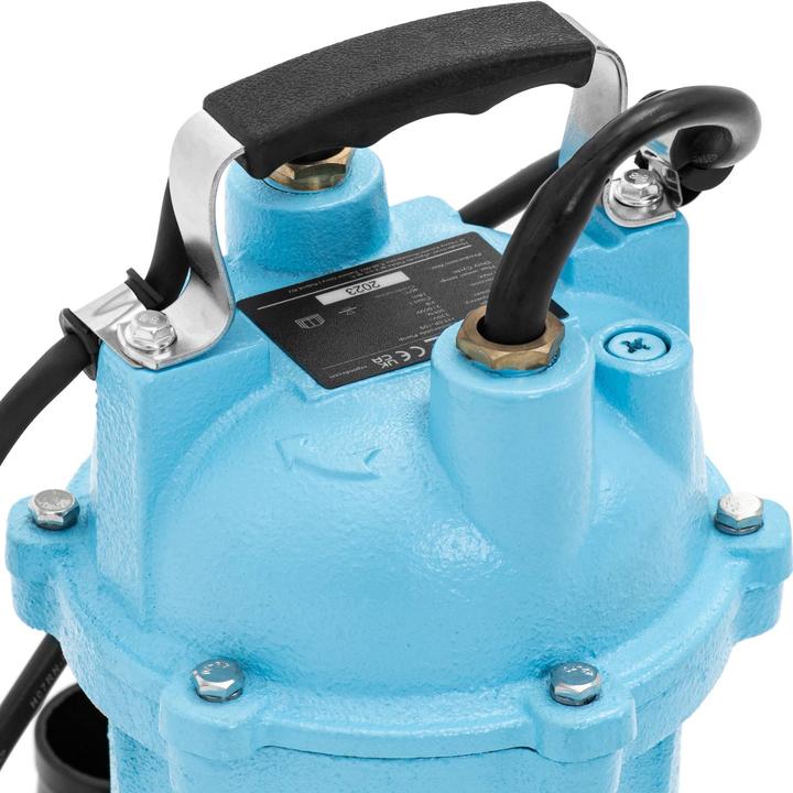 Immagine prodotto Hillvert Pompa sommersa - 500 l/min - 2.100 W - Interruttore galleggiante - Sistema di taglio (Pompa per acque cariche)