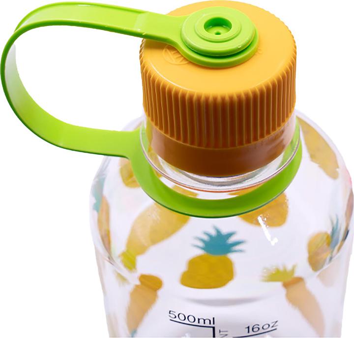 Actual product image Nalgene 16oz NM Clear w/Pineapples print (0.50 l)