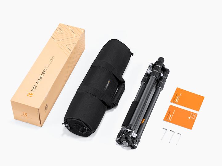 Actual product image K&F Concept Tripod X254C4+BH-30 (Carbon)
