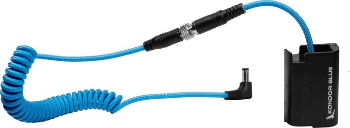 Image du produit Kondor Blue DC 2.1 vers Lumix GH6 S5II S5IIX DMW-BLK22 Câble de batterie factice