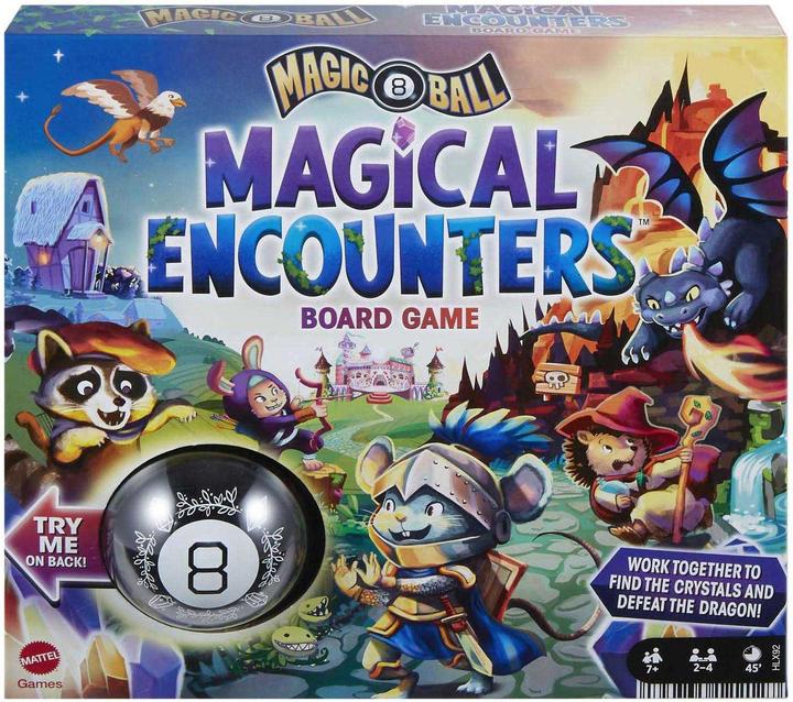 Actual product image Mattel Magic 8 Ball Magic Encounters Board Game (Dutch)