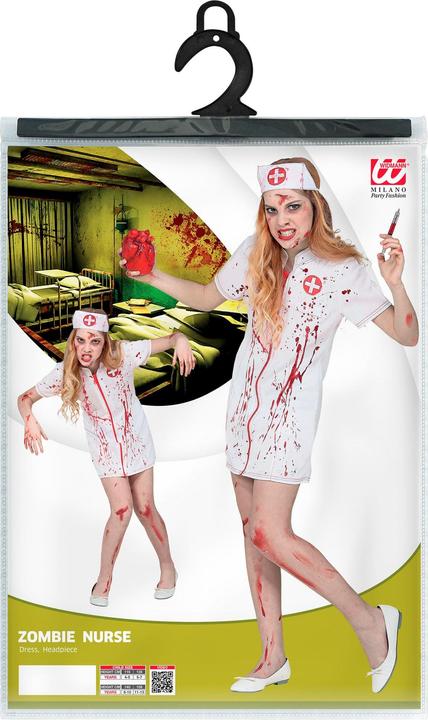 Image du produit Widmann Costume d'infirmière zombie pour enfants (110, 116, 115 A)