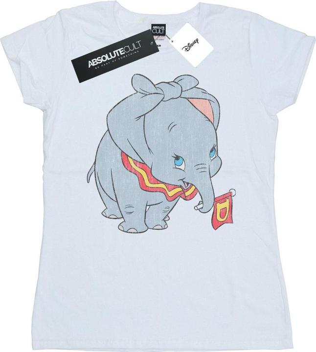 Actual product image Disney Womens/Ladies Dumbo Classic Tied Up Ears Cotton T-Shirt (L)