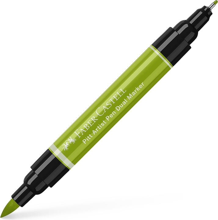 Image du produit Faber-Castell Stylo à encre de Chine Pitt Artist Pen Dual Vert Mai (Vert clair, Vert foncé, 1 x)