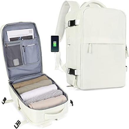 Immagine prodotto Only-Bags.Store Borsa da cabina per EasyJet 45x36x20 Zaino da viaggio Ryanair con porta USB Zaino da aereo