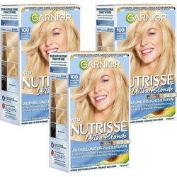 Produktbild Garnier Nutrisse Permanent Care Hair Colour with Nourishing Fruit Oils 100 Extra Light Natural Blonde Summer