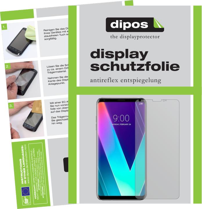 Actual product image Dipos Screen Protector Anti-Glare (2 Piece, LG V30S ThinQ)