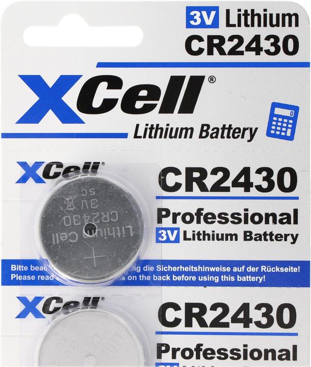 Image du produit XCell Pile CR2430, lot de 5 (5 pcs, CR2430, 290 mAh)