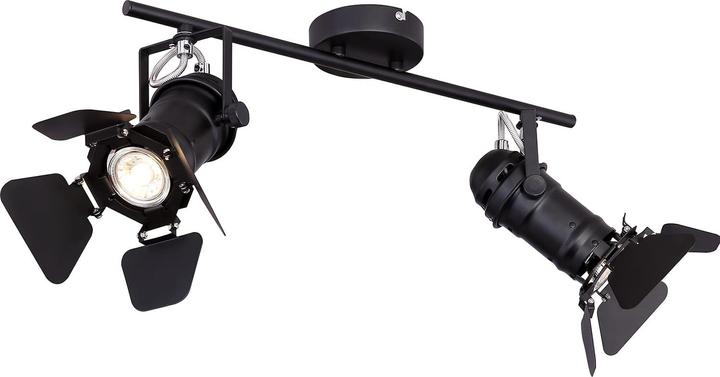 Actual product image Globo Spotlight Egon black 2xGU10 (GU10)