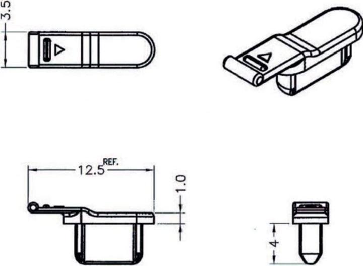 Produktbild Delock Lightning Staubschutz 10 Stk. (Lightning, 12.50 cm)